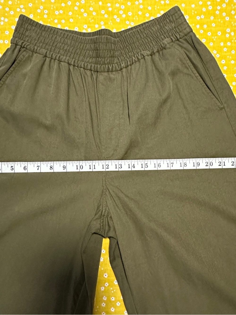Madewell olive 🫒 wide-leg flowy pants - Picture 9 of 15